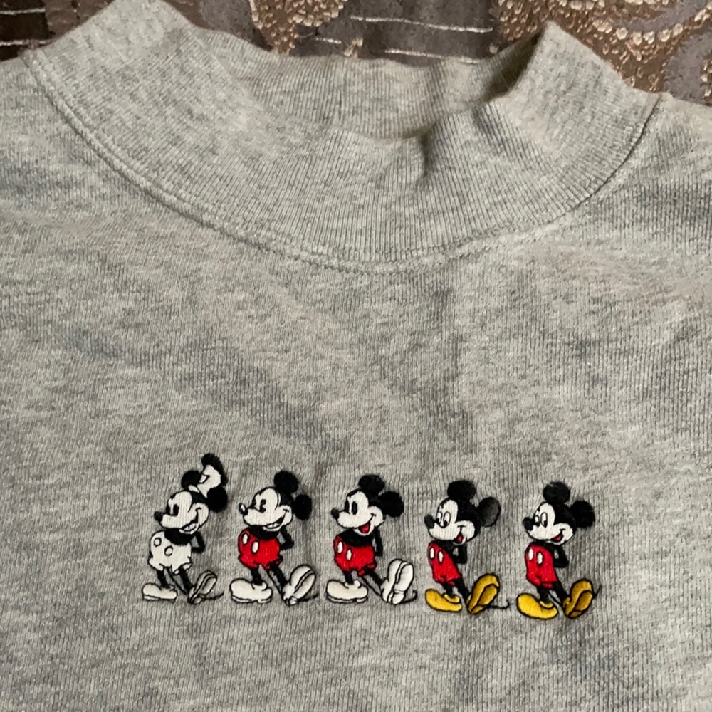 Uniqlo Mickey Mouse mock neck Sweater Dress